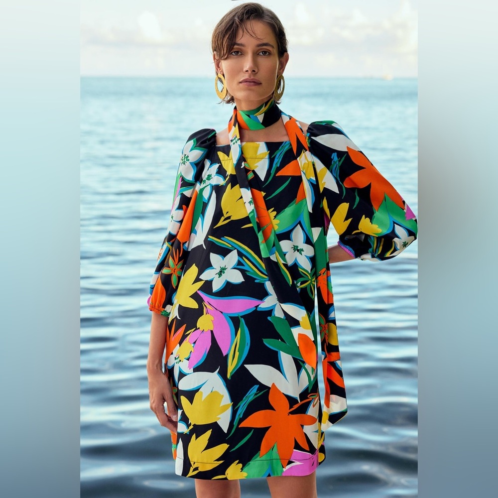 Joseph Ribkoff floral print dress (6)